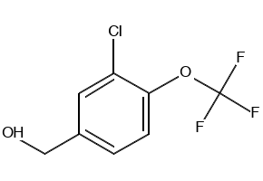 3-Chloro-4-(trifluoromethoxy)benzylalcohol structure, CAS 56456-48-5