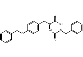 Z-Tyr(Bzl)-OH structure, CAS 16677-29-5