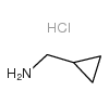 Cyclopropanemethylaminehydrochloride structure, CAS 7252-53-1