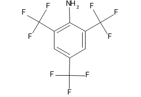 2,4,6-tris(Trifluoromethyl)aniline structure, CAS 25753-22-4