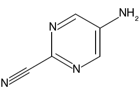 5-Aminopyrimidine-2-carbonitrile structure, CAS 56621-93-3