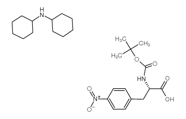 Boc-Phe(4-NO2)-OHDCHA structure, CAS 102185-42-2