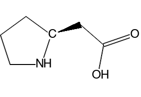 (S)-2-(2-Pyrrolidinyl)aceticacid structure, CAS 56633-75-1