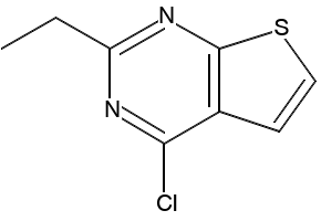 2-Ethylthieno[2,3-d]pyrimidin-4-ol structure, CAS 56844-39-4