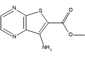 Ethyl7-aminothieno[2,3-b]pyrazine-6-carboxylate structure, CAS 56881-21-1