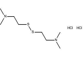 2,2'-Dithio-bis[N,N-dimethyl]ethaneaminedihydrochloride structure, CAS 17339-60-5