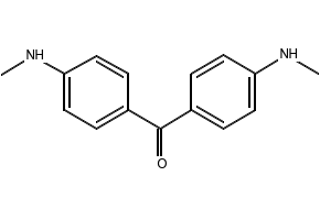 4,4'-Bis(methylamino)benzophenone structure, CAS 3708-39-2