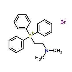 (2-Dimethylaminoethyl)triphenylphosphoniumBromide structure, CAS 21331-80-6