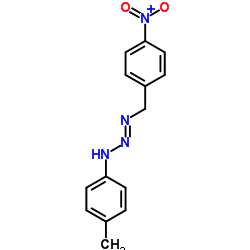 1-(4-Nitrobenzyl)-3-p-tolyltriazene structure, CAS 60259-80-5