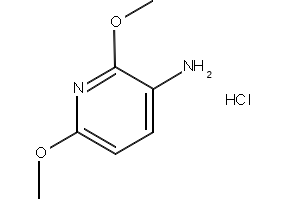 3-Amino-2,6-DimethoxypyridineMonohydrochloride structure, CAS 80789-72-6