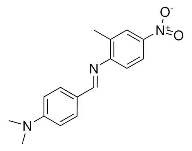 4'-(Dimethylamino)benzylidene-4-nitroaniline structure, CAS 896-05-9