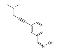 3-[3-(Dimethylamino)prop-1-ynyl]benzaldehydeoxime structure, CAS 175203-68-6
