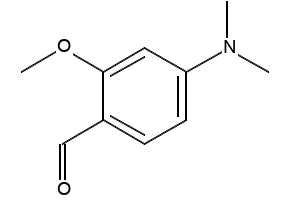 4-Dimethylamino-2-methoxybenzaldehyde structure, CAS 84562-48-1