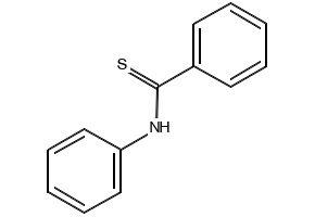 N-Phenyl-thiobenzamide structure, CAS 636-04-4