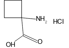 1-AminocyclobutanecarboxylicacidHCl structure, CAS 98071-16-0