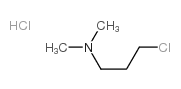 3-Dimethylaminopropylchloridehydrochloride structure, CAS 1281-00-1
