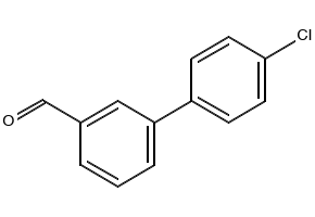 4'-Chlorobiphenyl-3-carbaldehyde structure, CAS 139502-80-0