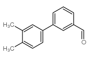 3',4'-Dimethylbiphenyl-3-carbaldehyde structure, CAS 343604-07-9