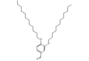 3',4'-(Didodecyloxy)benzaldehyde structure, CAS 117241-25-5