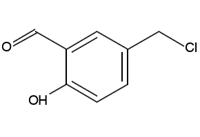 2-Hydroxy-5-chloromethylbenzaldehyde structure, CAS 23731-06-8