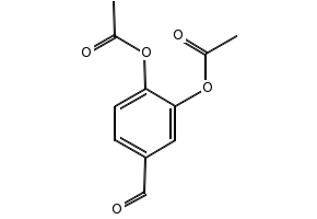 3,4-Diacetoxybenzaldehyde structure, CAS 67727-64-4