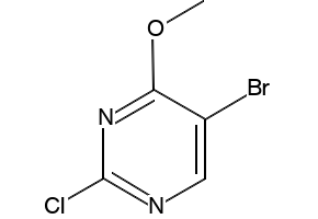 5-Bromo-2-chloro-4-methoxypyrimidine structure, CAS 57054-92-9