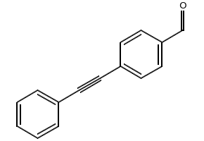 4-Phenylethynyl-benzaldehyde structure, CAS 57341-98-7