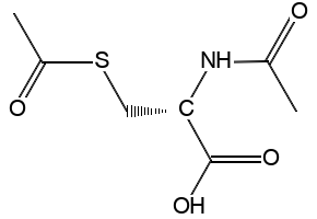 2(R)-Acetylthio-benzenepropanoicacid structure, CAS 57359-76-9