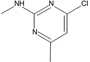 4-Chloro-N,6-diMethylpyrimidin-2-amine structure, CAS 5738-15-8