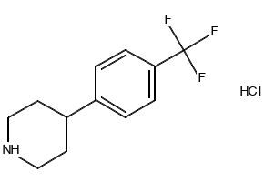 4-(4-TrifluoroMethylphenyl)piperidinehydrochloride structure, CAS 574008-73-4