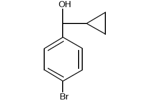 (4-Bromophenyl)(cyclopropyl)methanol structure, CAS 70289-39-3