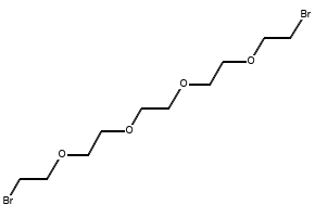 1,14-Dibromo-3,6,9,12-tetraoxatetradecane structure, CAS 57602-02-5