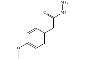 (4-Methoxyphenyl)aceticacidhydrazide structure, CAS 57676-49-0