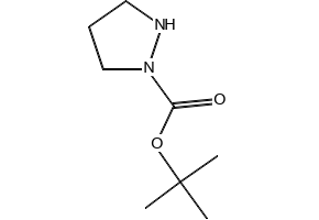 1-Butyl-1-pyrazolidinecarboxylate structure, CAS 57699-91-9