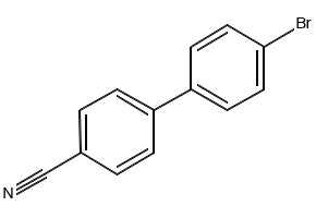 4'-Bromo-4-cyano-biphenyl structure, CAS 57774-35-3