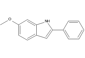 6-Methoxy-2-phenyl-1H-indole structure, CAS 57826-36-5