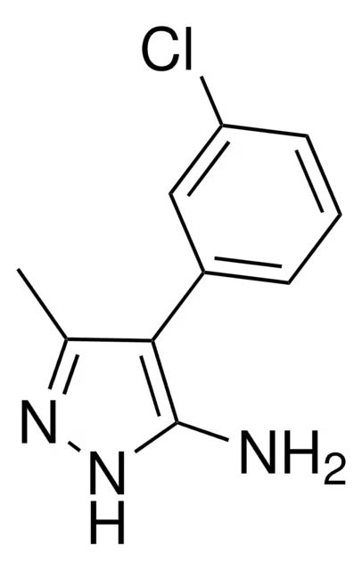 4-(4-Chlorophenyl)-2H-pyrazol-3-ylamine structure, CAS 57999-09-4