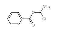 1-ChloroEthylbenzoate structure, CAS 5819-19-2