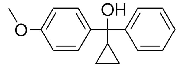 Cyclopropyl4-methoxydiphenylcarbinol structure, CAS 62587-03-5