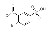 4-Bromo-3-nitrobenzenesulphonicacid structure, CAS 584-49-6
