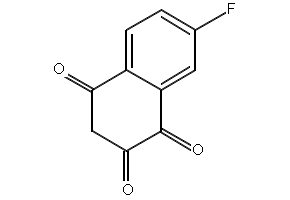 7-Fluoro-2-hydroxynaphthalene-1,4-dione structure, CAS 58472-36-9