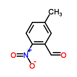 5-Methyl-2-nitro-benzaldehyde structure, CAS 5858-28-6