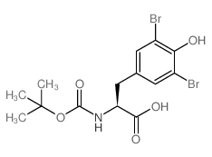 Boc-Tyr(3,5-Br2)-OH structure, CAS 58960-71-7