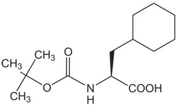 Boc-Cha-OHDCHA structure, CAS 37462-62-7