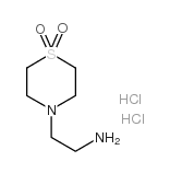4-Thiomorpholineethylamine1,1-dioxidedihydrochloride structure, CAS 625106-56-1