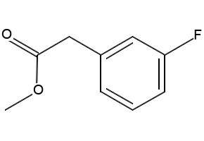 Ethyl2-(3-fluorophenyl)acetate structure, CAS 587-47-3