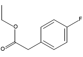 (4-Flurophenyl)aceticacidethylester structure, CAS 587-88-2