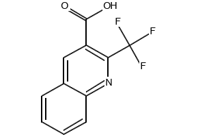 2-(Trifluoromethyl)quinoline-3-carboxylicacid structure, CAS 587886-26-8