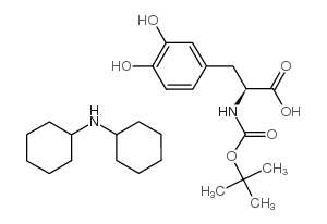 Boc-Phe(3,4-Dihydroxy)-OHDCHA structure, CAS 102838-86-8