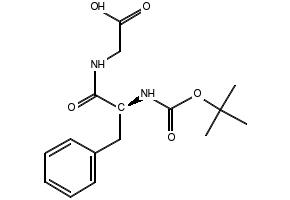 Boc-Phe-Gly-OH structure, CAS 25616-33-5